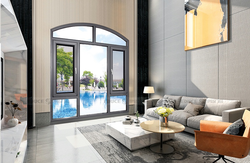 柏林時(shí)光平開窗-110mm 灰色