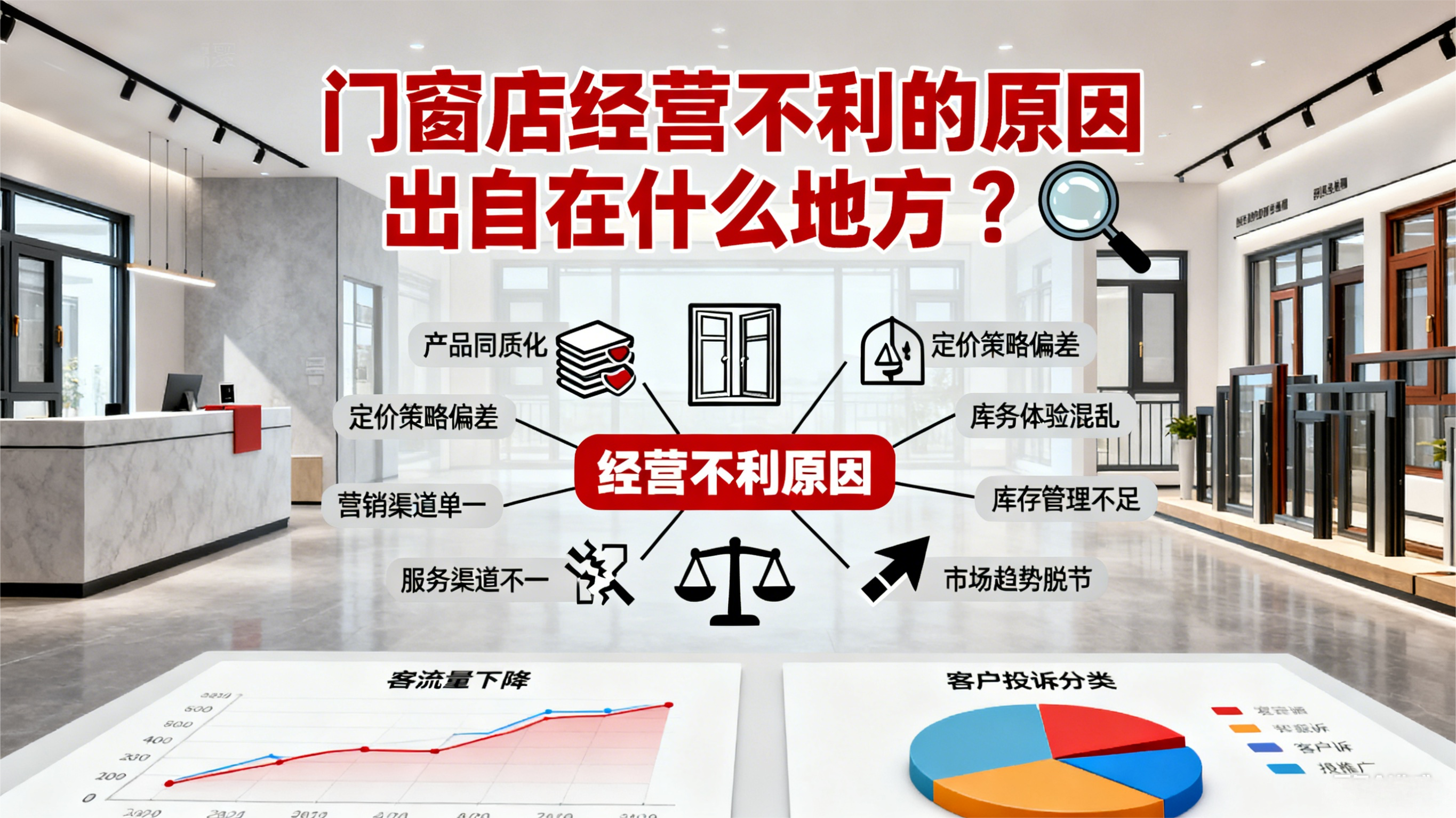 門窗店經(jīng)營不利的原因出自在什么地方？